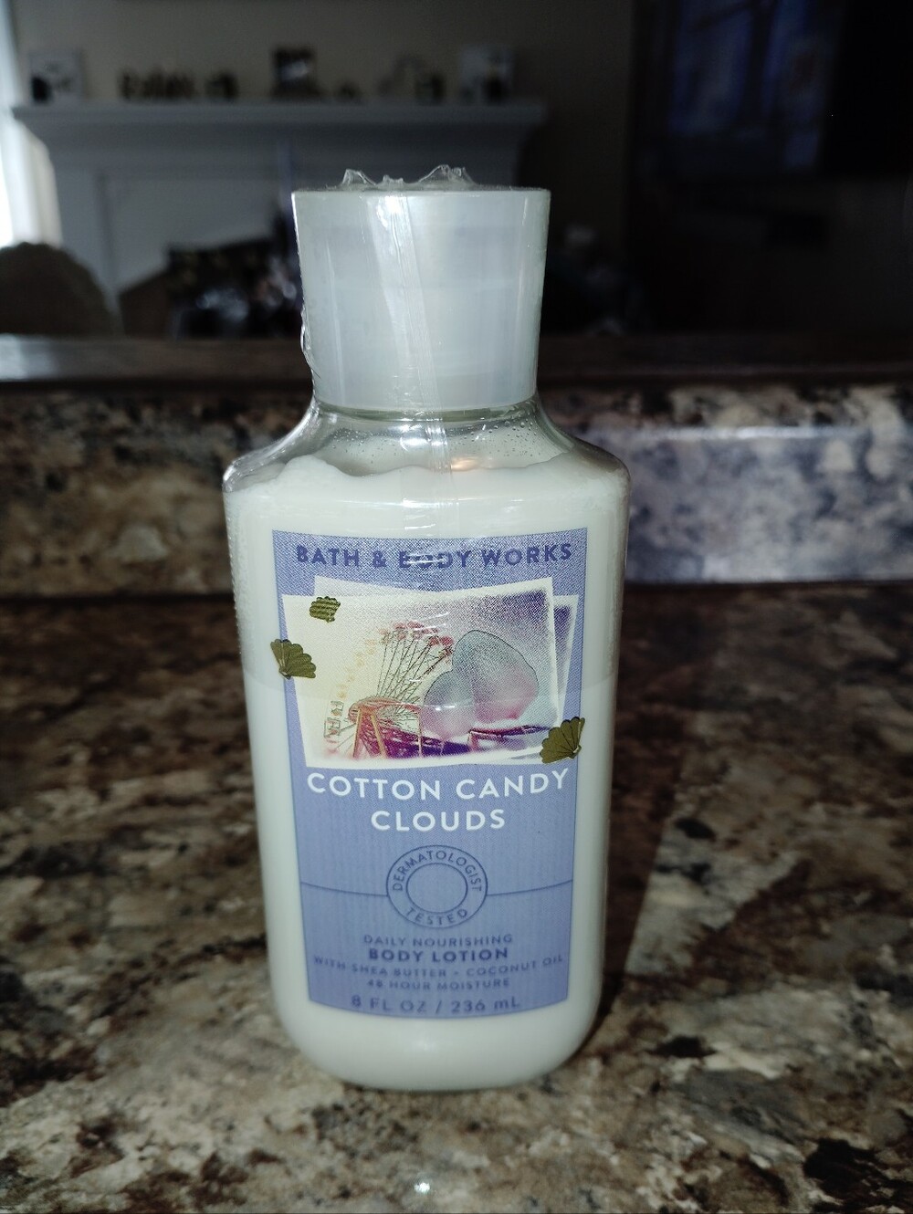 Bath & Body Works Cotton Candy Clouds Body Lotion - Lavender Label, Cream Lotion